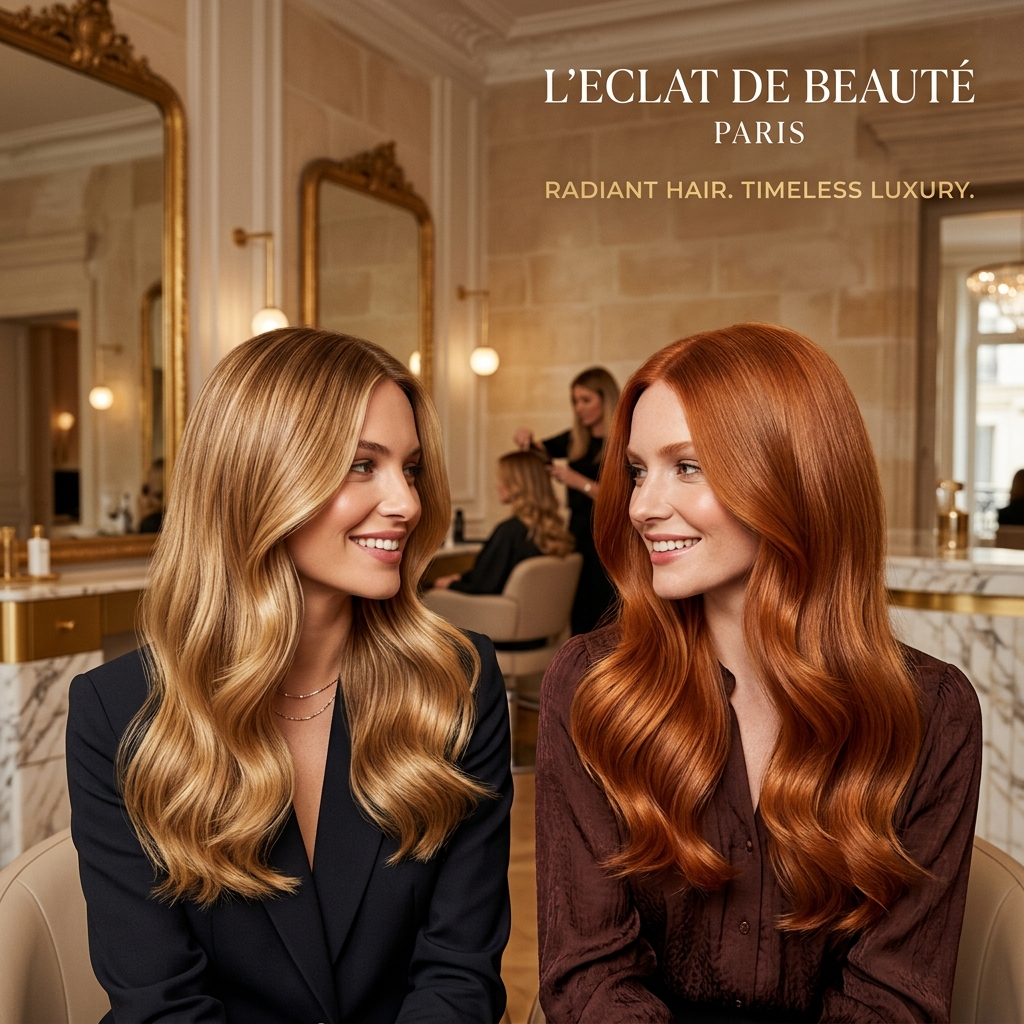 Luminous highlighted hair L'Élégance